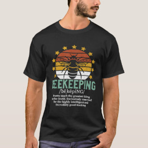 Beekeeping  Fake Definition Honey Bee Beekeeper T-Shirt