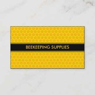 BEEKEEPING HONEY BEE SUPPLIES BUSINESS CARD
