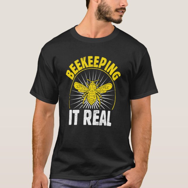 Beekeeping   Honey Making Business Buzzing Bees Hi T-Shirt (Front)