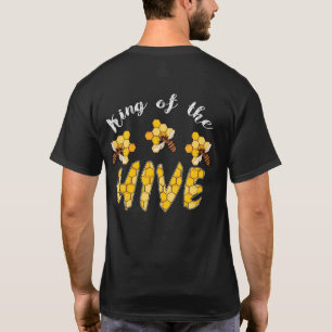 Beekeeping King of The Hive Beekeeper Bee T-Shirt