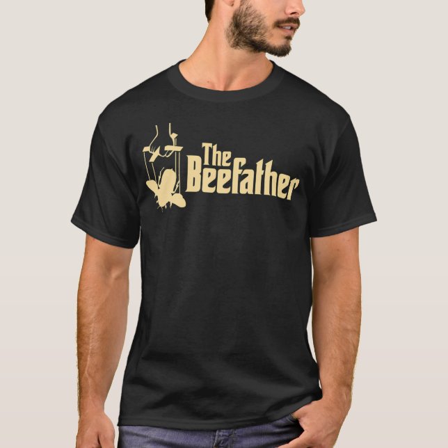 Beekeeping The Beefather Beekeeper Gifts T-Shirt (Front)