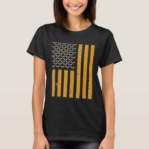 Beekeeping Usa Flag American Beekeeper Organic Hon T-Shirt