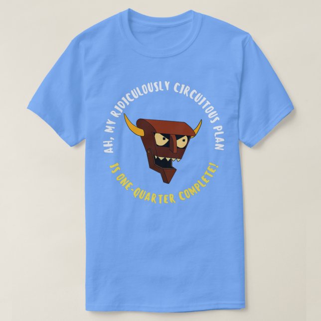 Beelzebot The Robot Devil Quote  T-Shirt (Design Front)