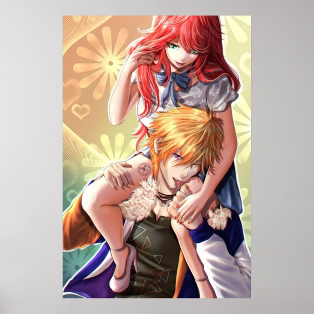 beelzebub obey me x mc poster (Front)