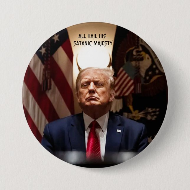 Beelzetrump 7.5 Cm Round Badge (Front)