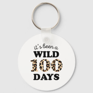 Been A Wild 100 Days 100th Day Of School Student Key Ring