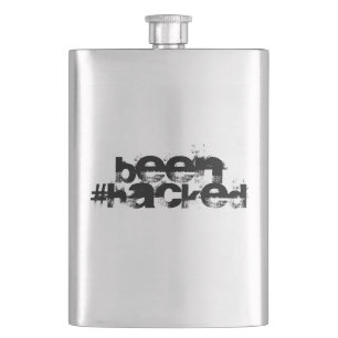 Been Hacked Hip Flask