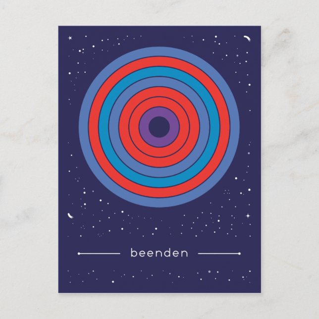 beenden postcard (Front)