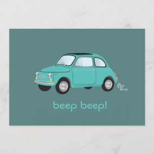 Beep Beep! Birthday Invitation