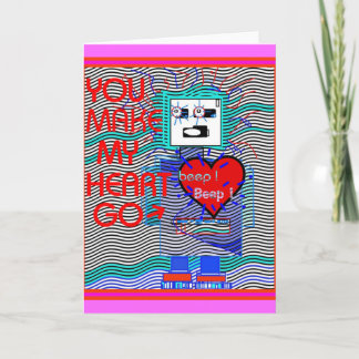 Beep ! Beep ! RoBoT Valentine's Card