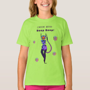 Beep Boop Cute Robot Giggle Fun T-Shirt