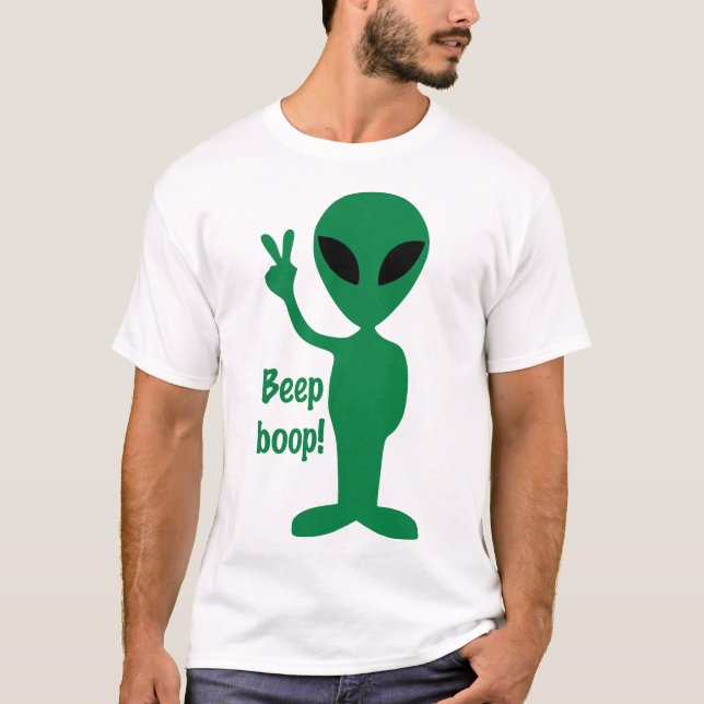 Beep, Boop! T-Shirt (Front)