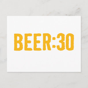 Beer : 30 postcard