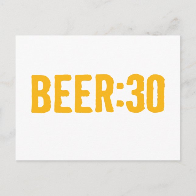 Beer : 30 postcard (Front)