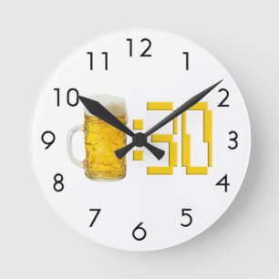 Beer:30 Round Clock