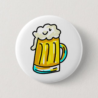 beer 6 cm round badge