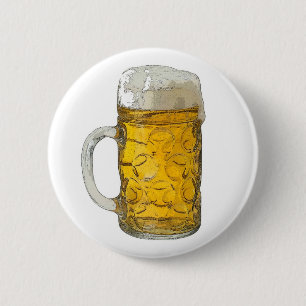Beer 6 Cm Round Badge