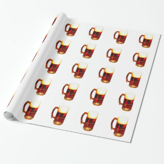 beer/ale/lager mug wrapping paper