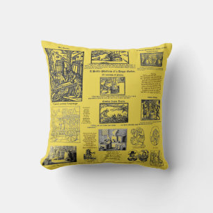 "Beer Ale Vintage History" Cushion