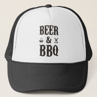 Beer and BBQ Trucker Hat