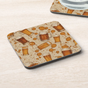 Beer and bubbles coaster