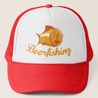 Beer and Fishing Trucker Hat