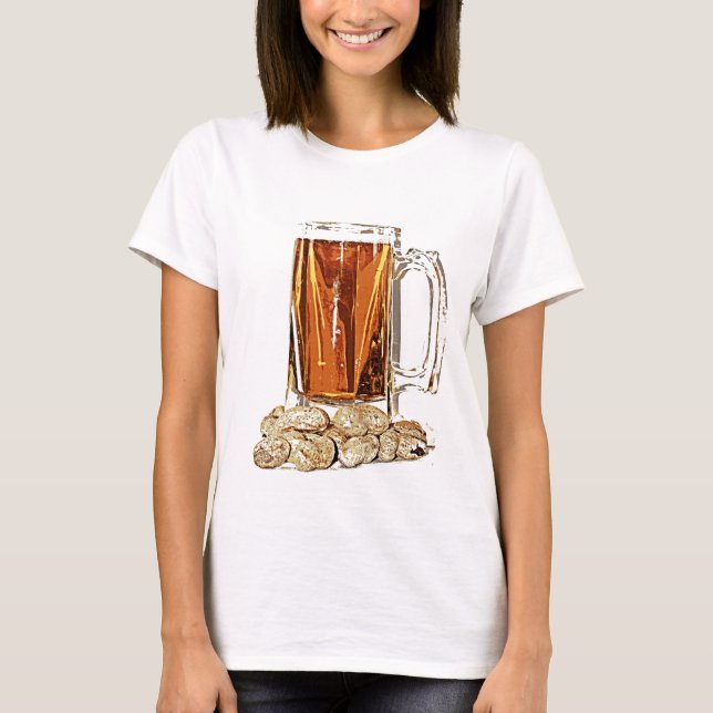 Beer and Peanuts T-Shirt (Front)