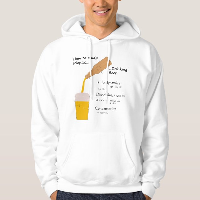 Beer and Physics hoodie (Front)