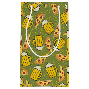 Beer and Pizza Lovers  Small Gift Bag