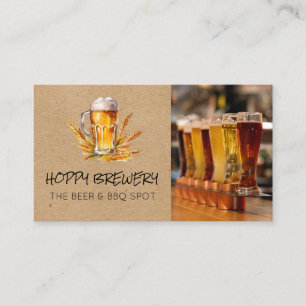 Beer and Wheat   Beer Selection Business Card