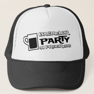 Beer Bachelor Party in Progress Trucker Hat