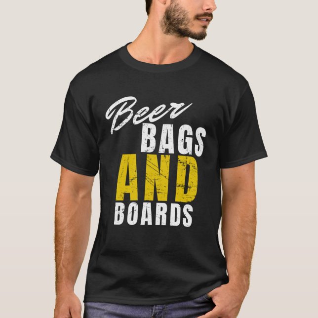 Beer Bags And Boards Cornhole T-Shirt (Front)