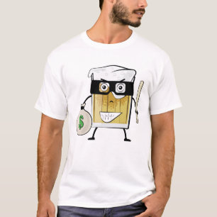 Beer Bandit - Funny Character Illustration T-Shirt