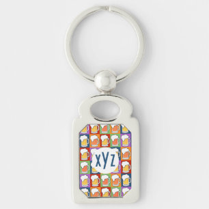 BEER Bar Pop Art CUSTOM MONOGRAM key chain