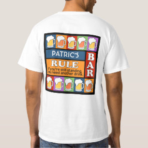 BEER Bar Pop Art CUSTOM NAME clothing T-Shirt