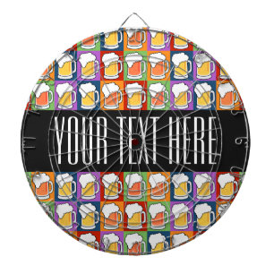 BEER Bar Pop Art dart board