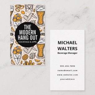 Beer   Barley Wheat and Hopps Business Card
