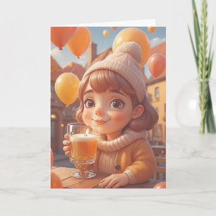 Beer Barrel Birthday Cheer Card