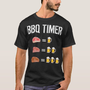 Beer BBQ Timer Grilling  T-Shirt