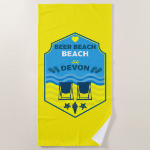 Beer Beach Devon Towel