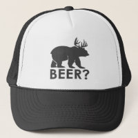 beer  bear black & white hat Lighthouse Route"