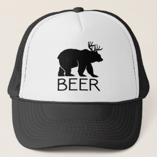 Beer Bear Funny Unique Trucker Hat