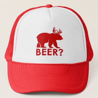 beer  bear red hat Lighthouse Route"