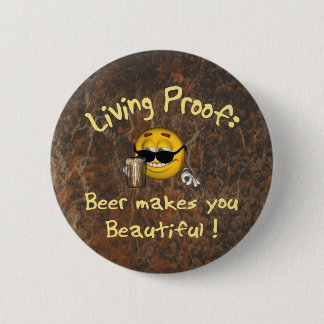 Beer Beautiful 6 Cm Round Badge