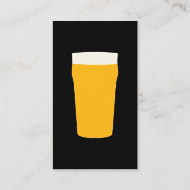 Beer | Beer Garden | Bartender Business Card (Front)