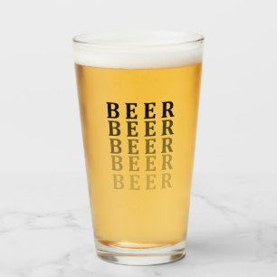 Beer, beer lovers design glass
