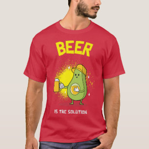 Beer Beerlover Beer is the solution Beerdrinker  B T-Shirt