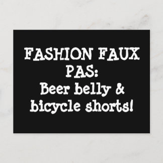 Beer Belly Postcard