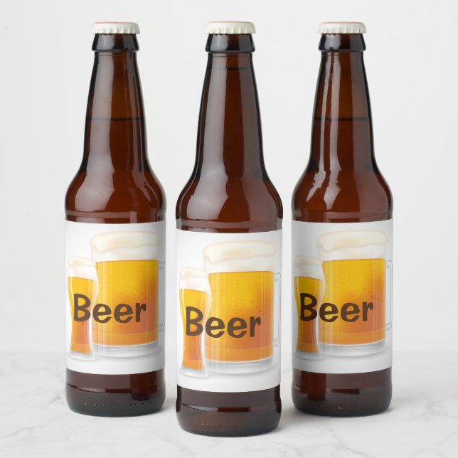 Beer Beverage Bottle Label (Bottles)