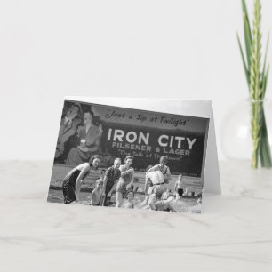 Beer Billboard, 1938 Card